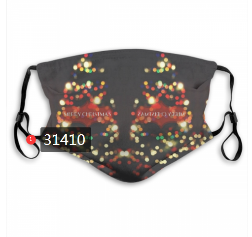 2020 Merry Christmas Dust mask with filter 13